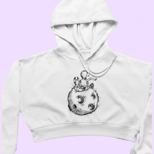 Little Prince Crop Hoodie