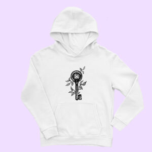 The Forgotten Key – Vintage Botanical Art Unisex Hoodie | 3 Colors