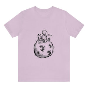 The Little Prince – Hand-Drawn Planet & Companions Unisex T-Shirt | 4 Colors