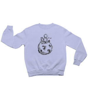 The Little Prince – Hand-Drawn Planet & Companions Sweatshirt | 3 Colors