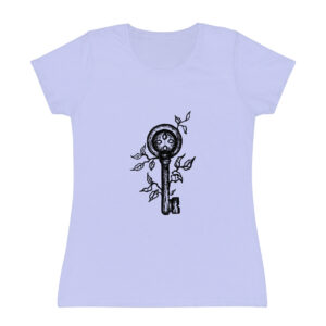 The Forgotten Key – Vintage Botanical Art Women T-Shirt | 4 Colors