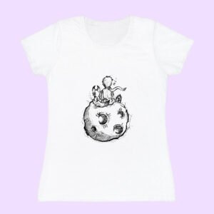 The Little Prince – Hand-Drawn Planet & Companions Women's T-Shirt | 4 Colors