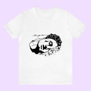 Life Goes On — Hand-Drawn Broken Sculpture Art  Unisex T-Shirt | 4 Colors