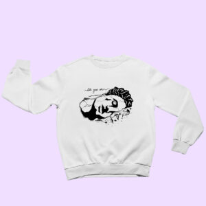 Life Goes On — Hand-Drawn Broken Sculpture Art Sweatshirt | 3 Colors