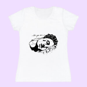 Life Goes On — Hand-Drawn Broken Sculpture Art Women's T-Shirt | 4 Colors